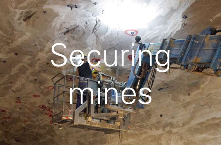 securing mines